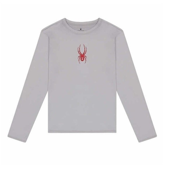 Swim Boys Trunks L Gray Spyder Youth 2-piece Swim 2 Set UPF 30 Swim Shirt Sh - Picture 5 of 7